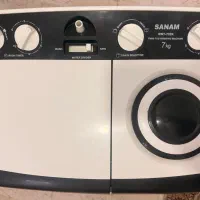 ماشین لباسشویی نیمه اتوماتیک 7kg صنام