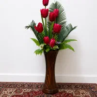 گلدان دکوری گل لاله