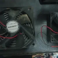 دوعدد فن کوچک  پرتاب بادعالی  استفاده درخودرو