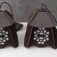 لوستر چوبی اتاق