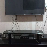میز تلویزیون  شیشه ای