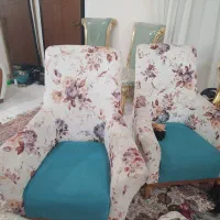 مبل راحتی 7 نفره قابل شست و شو.جنس  چرم و پارچه