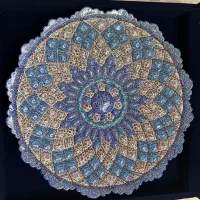 بشقاب مینا کاری