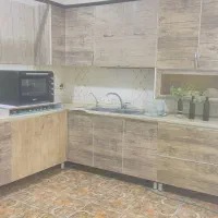کابینت بدنه فلزی درب چوبی