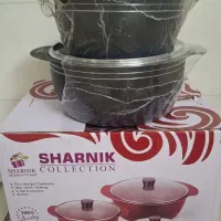 دو عدد قابلمه فورج گرانیت شارنیک سایز 24 و 28آکبند