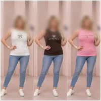 تاپ حلقه ای نخ پنبه یا زیر سارفونی زنانه عمده
