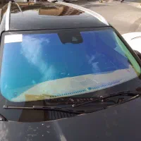 شیشه دودی  در محل