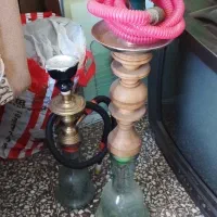 دو عدد قلیان کوچک و بزرگ