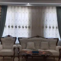 پرده حریر و والان مخمل