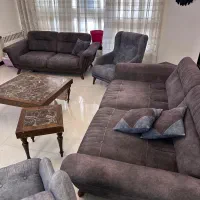 * سرویس مبل۷نفره تختخواب شو و میز ناهارخوری۶ نفره