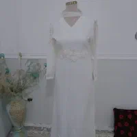 لباس سفید خاص مناسب نامزدی و جشن...