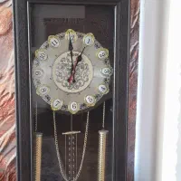 ساعت ایستاده چوبی