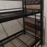 تخت دو طبقه فلزی