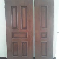درب ورودی چوبی با چهار چوب قیمت مناسب