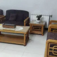 مبل راحتی ۸ نفره همراه ۳ میز با شیشه