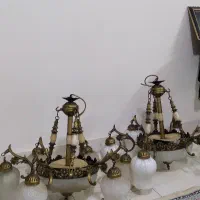 دو عدد لوستر  سالم  تمیز