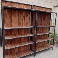 جاکفشی قفسه رگال ۶ ویترین شلف چوب ترمود روس ۹ ۱۲
