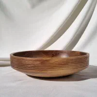 ظرف چوبی پذیرایی شیاردار