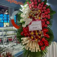 کد8پرداخت درغرفه+تحویل رایکان تاج دسته گل نمایشگاه