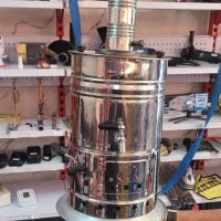 سماور هیزمی و ذغالی ۵ و ۸ لیتری مسافرتی