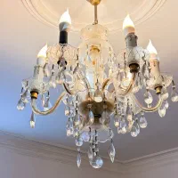 لوستر کریستال چک