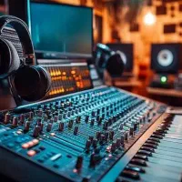 ادیت پادکست و صدا - استودیو موسیقی
