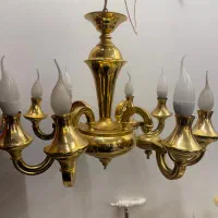 لوستر آنتیک ۴ شاخه ۸ شعله