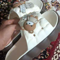 دمپایی روفرشی دخترانه شیک لژ دار