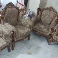 مبل استیل قهوه ایی