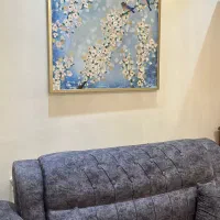 تابلونقاشی گنجشک وبرف