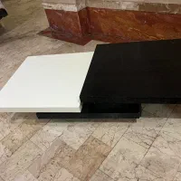 میز جلو‌مبلی با صفحه چرخان