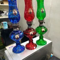 چراغ گردسوزنفتی فیتیله دار در۳رنگ متنوع روشنایی