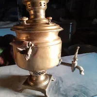 سماور ذغالی خیلی فدیمی سنگین وبزرگ