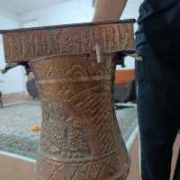 سطل جا دستمال مس