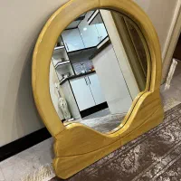 آینه با قاب چوب راش