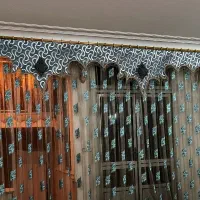 پرده پذیرایی حریرو ساتن
