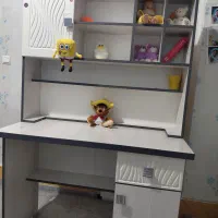 میز تحریر و کتابخانه
