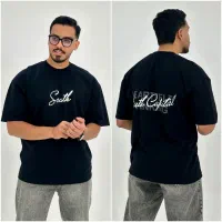 تیشرت باکسی محرمی مشکی /گرم بالا/خنک و تابستانی
