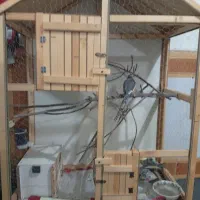 قفس پرنده بزرگ چوبی