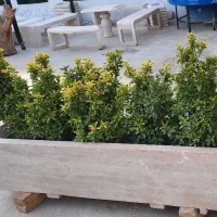 گلدان سنگی- مبلمان باغی عمارت