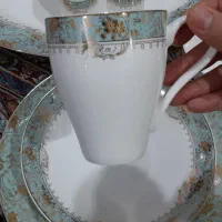 سرویس غذا خوری طلا کوب آلمانی ۶ نفره