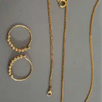 زنجیر وگوشواره طلا