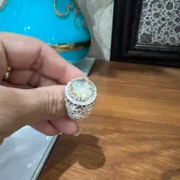 انگشتر نقره موزانایت  استاد بخشی
