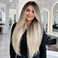 مدل بالیاژ آمبره هایلایت مو برای تکمیل آلبوم کاری