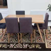 میز ناهار خوری ۶ نفره چوب سنگ