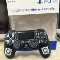 دسته PS4 اصل (DualShock 4) نو+ کاور God of War