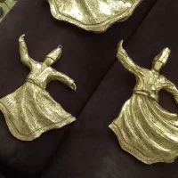 مجسمه ی دیوار کوب رقص سماع (سه تایی)