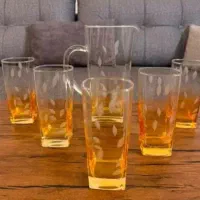 ۶ عددگیلاس ترک + ست پارچ و ۵ عدد لیوان
