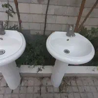 ۲عددروشویی سالم همراه با شیر