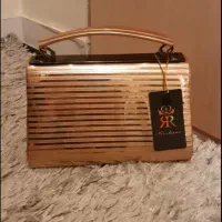 کیف زنانه طلایی